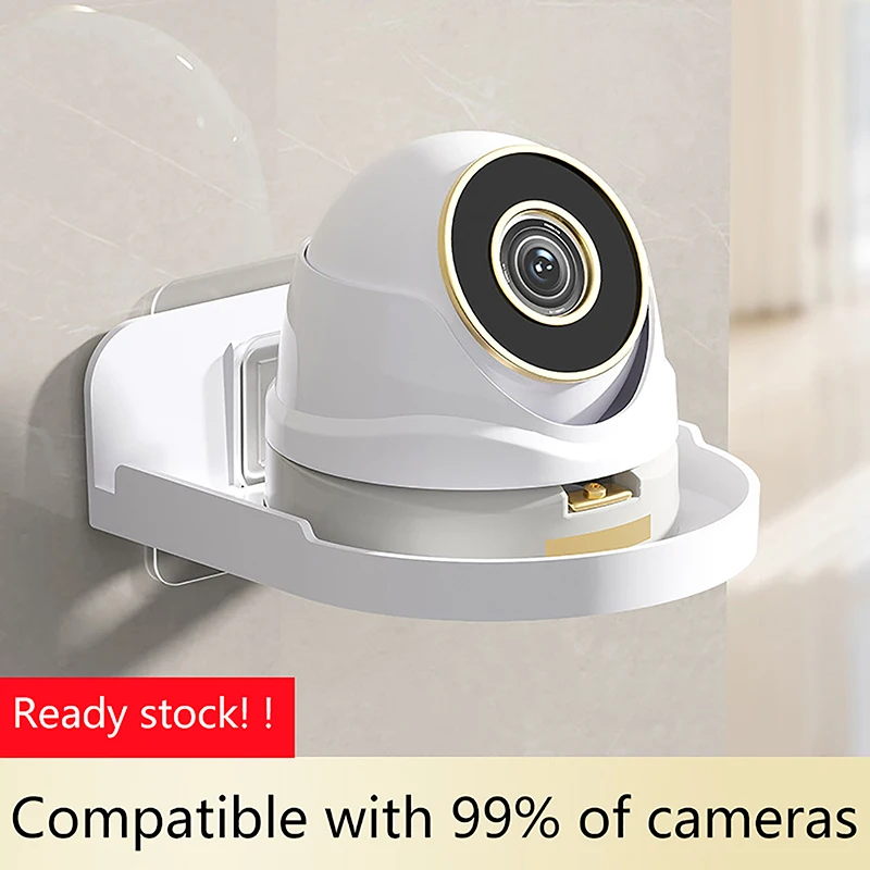 1Pc Punch-Free Security Surveillance Camera Stand Nieuwe Traceless Muur Gemonteerde Beugel Home Zelfklevende Boorvrije Fixer