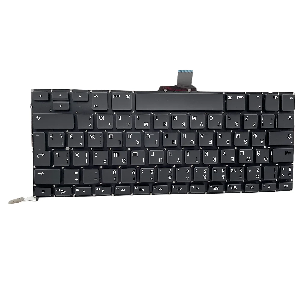 A1278 Tastatur Russische Russland RU Layout für Macbook Pro 13'' A1278 2009 2010 2011 2012 EMC 2326 2351 2419 2555 2554 tastatur