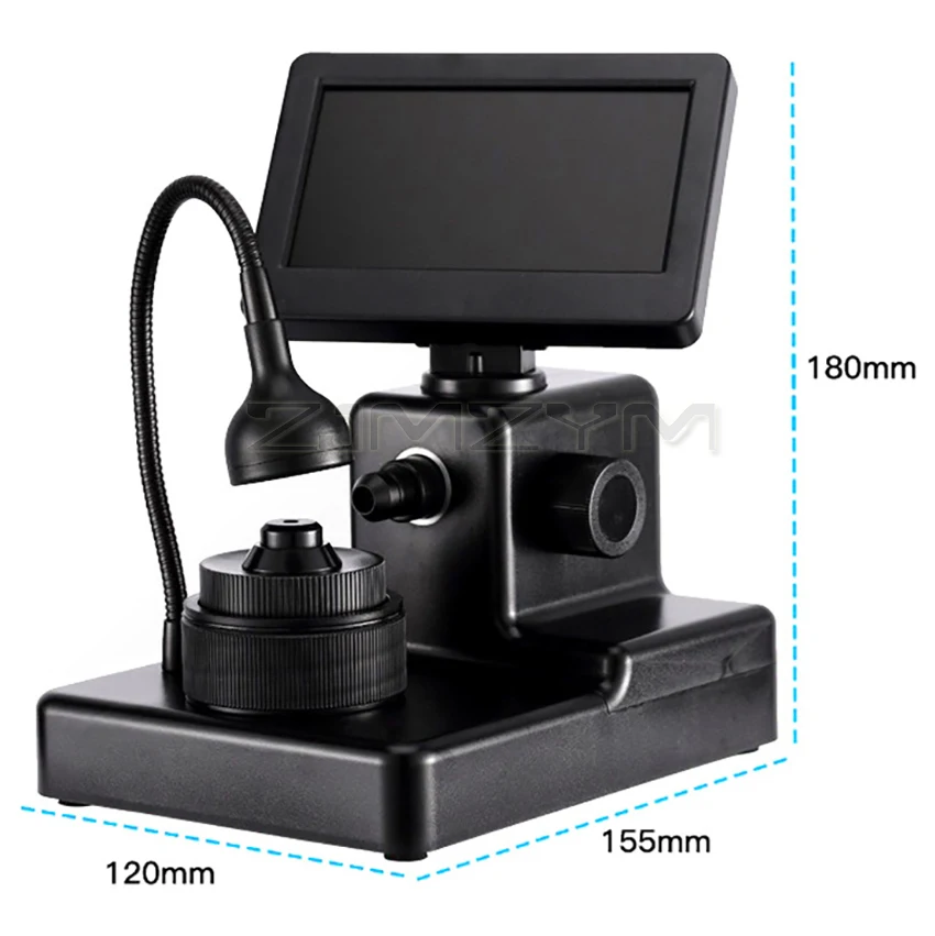Imagem -03 - Digital Diamante Cinto Visualizador Microscópio Câmera Diamante Inscrição Visualizador com 4.3 Polegada Tela Lcd Proprietárias Observador 1000x