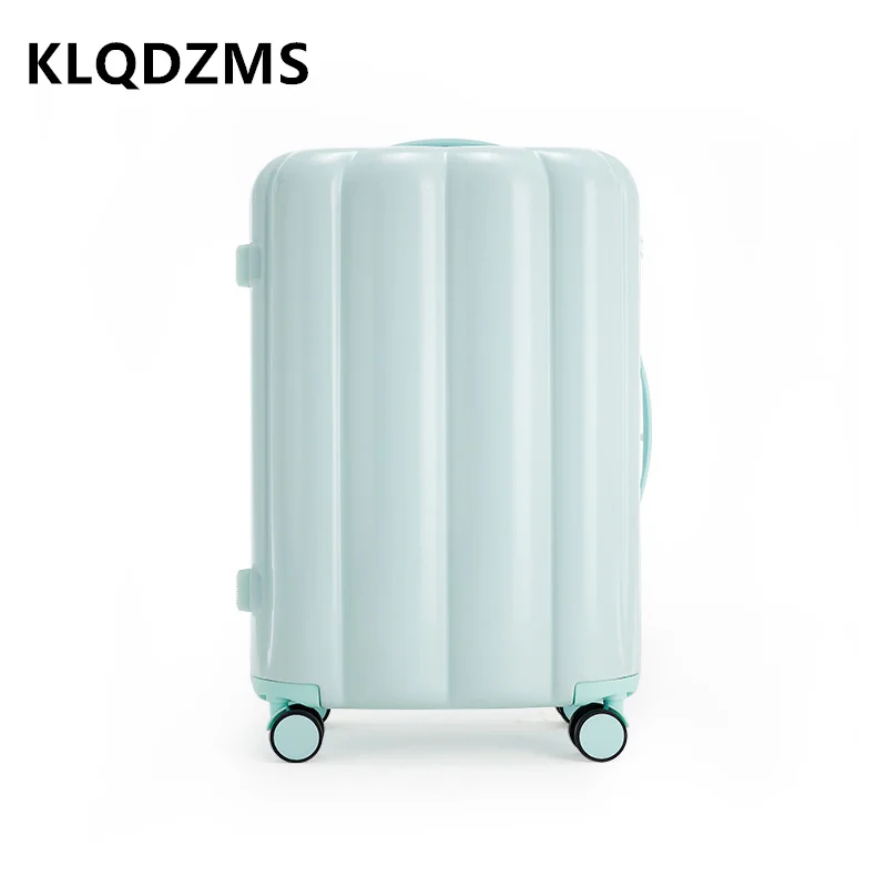 KLQDZMS 20 "24" 26 นิ้วกระเป๋าเดินทางใหม่ทั่วไปขนาดใหญ่ความจุรถเข็นเงียบ Boarding Box สุภาพสตรีที่มีล้อ Rolling กระเป๋าเดินทาง