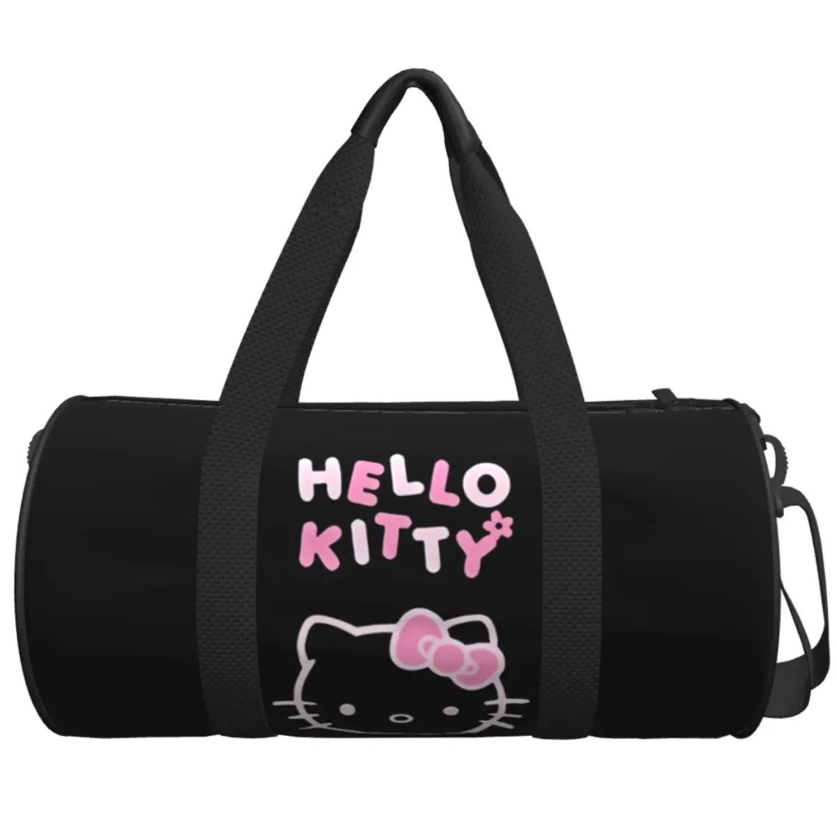 

Hello Kitty Kawaii Cartoon Travel Bag Luggage Gym Bag Couple Design Large Capacity Retro Sports Fitness BagsWaterproof Handbags