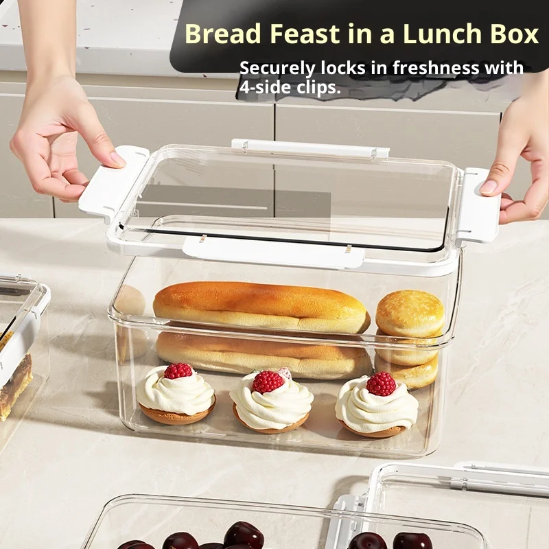 

Thickened Refrigerated Dim Sum Bread Sealed Fruit and Vegetable Microwaveable Storage Box