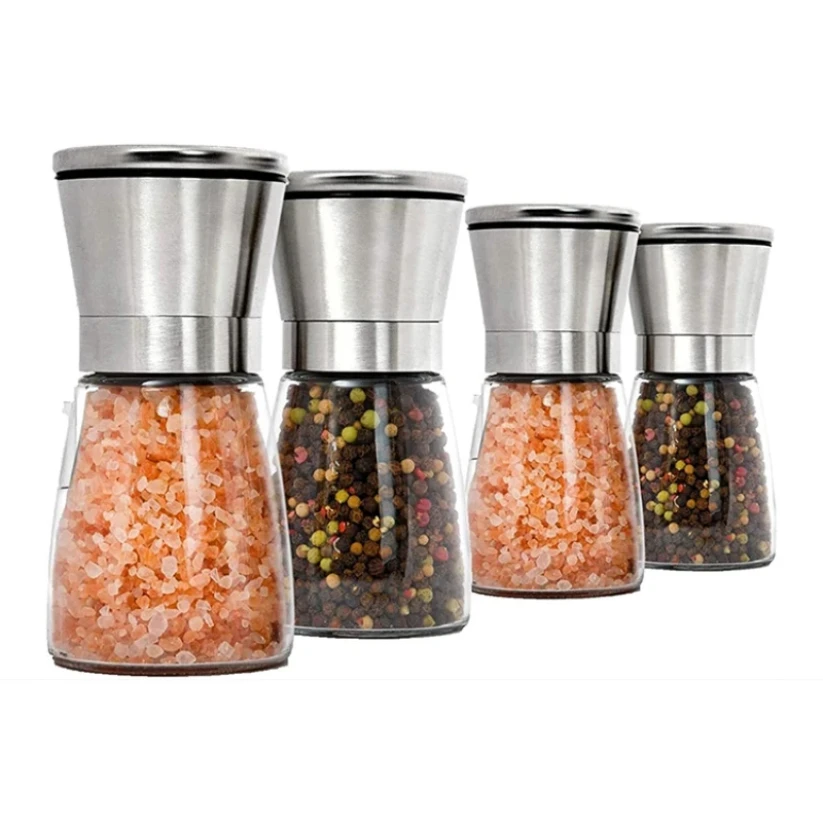 

Manual Salt Pepper Grinder Coffee Grinde Pulverizer Powder Machine Steel Spice Grinder Salt Shaker Kitchen Mills Accessories