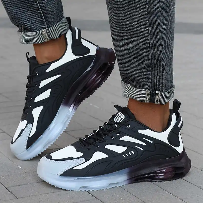 

Мужские слипоны без шнурков, вулканизированные ботинки, люксовые брендовые кроссовки 46 размера от известных марок