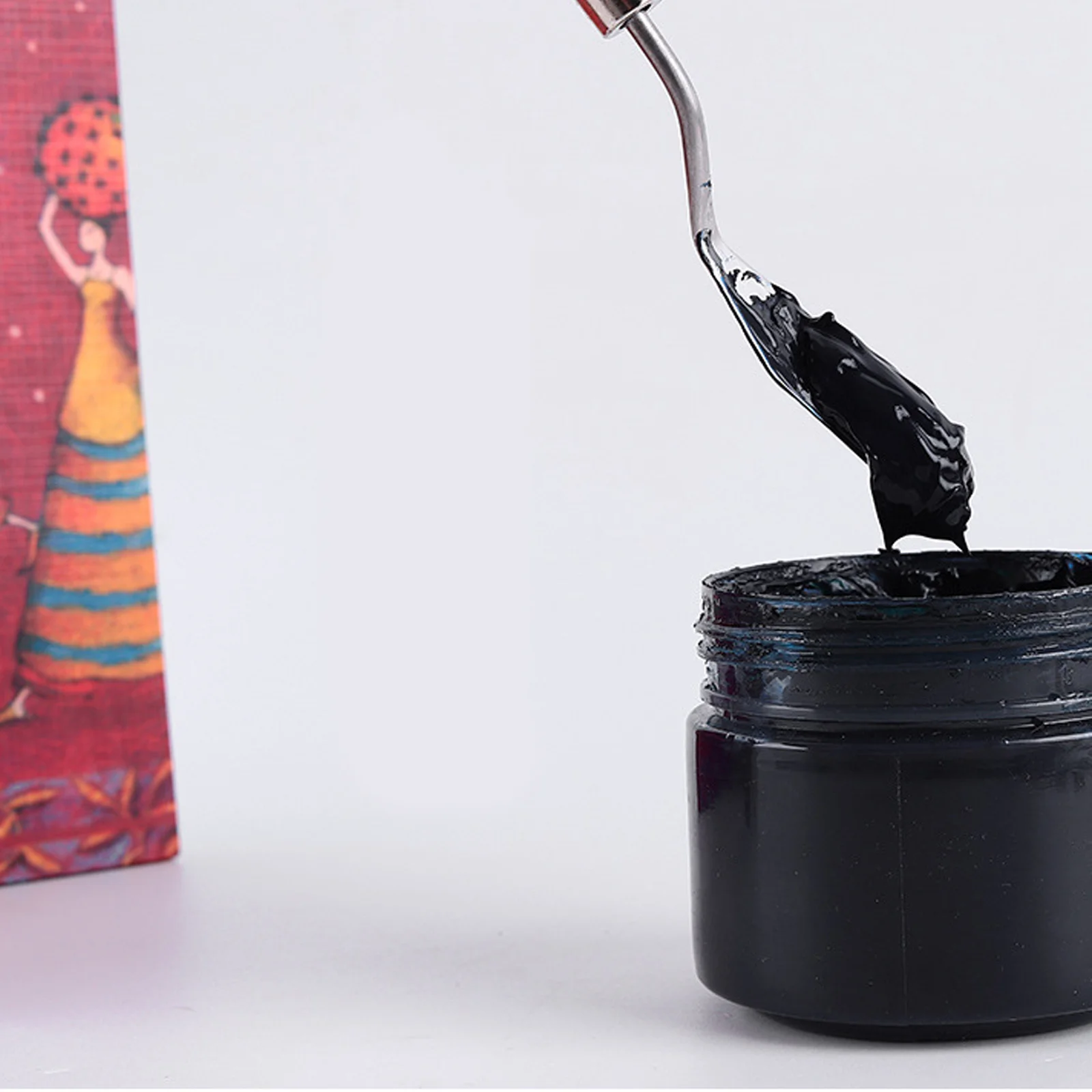 

7Pcs Oil Painting Spatula with Wood Handle Stainless Steel Blade Professional Painting Scraper for Ceramic Pottery Art Craft