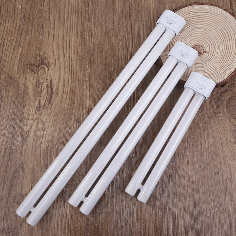 H Tubes Twin-Tube 18W 24W 36W CFL مصباح موفر للطاقة، لمبة بيضاء فلورية 4 دبابيس