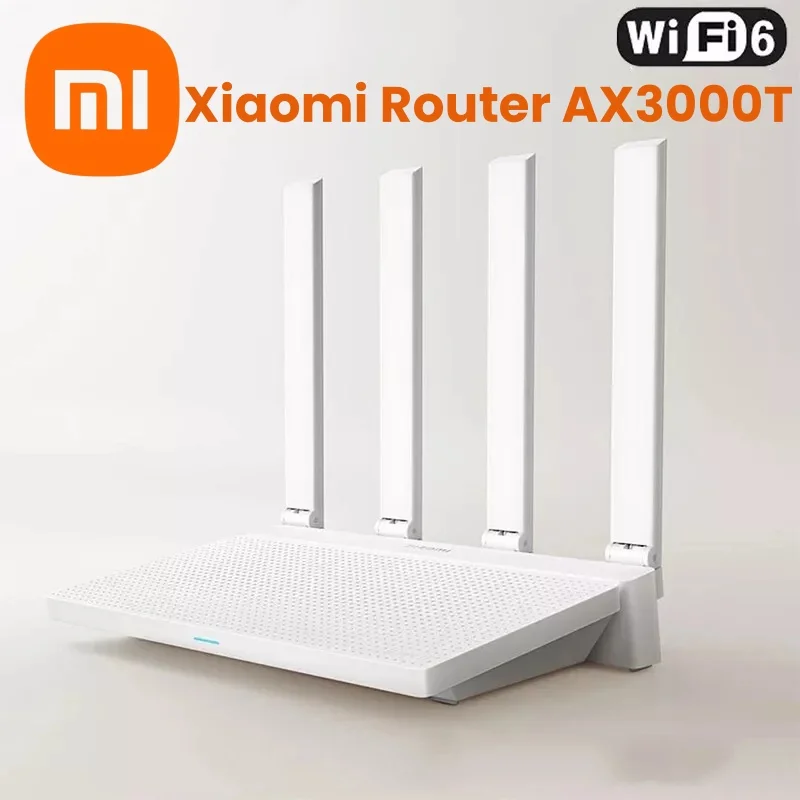 New Xiaomi AX3000T Router IPTV Mesh Networking Gigabit Ethernet Ports Gaming Accelerator Repeater Modem Signal Amplifier