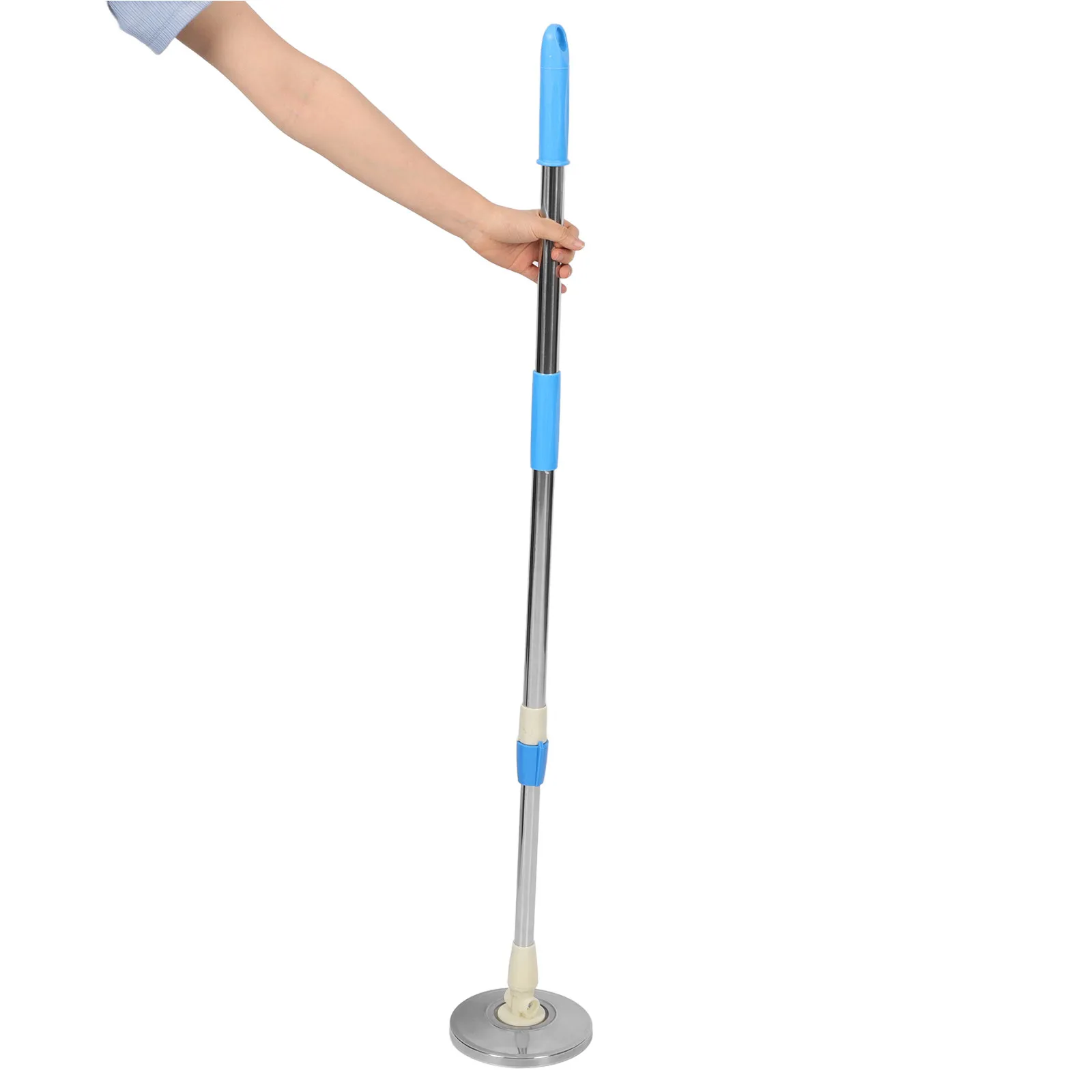 

Усиленная телескопическая вращающаяся ручка для швабры из нержавеющей стали, съемная, утолщенная, для труднодоступных мест