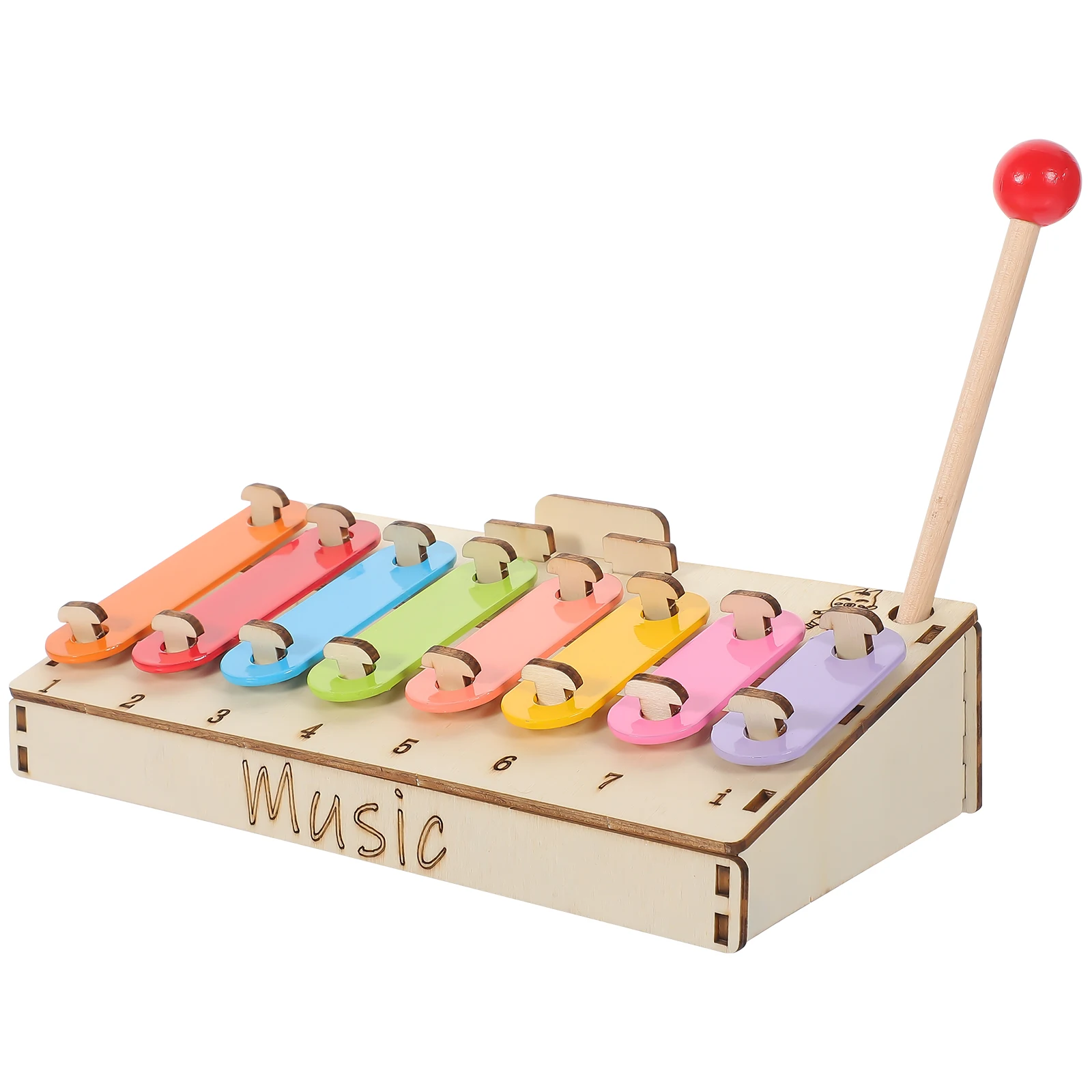 ของเล่นเพลงเครื่องดนตรีประกอบ DIY ระนาดของเล่นเด็กเด็กตลก