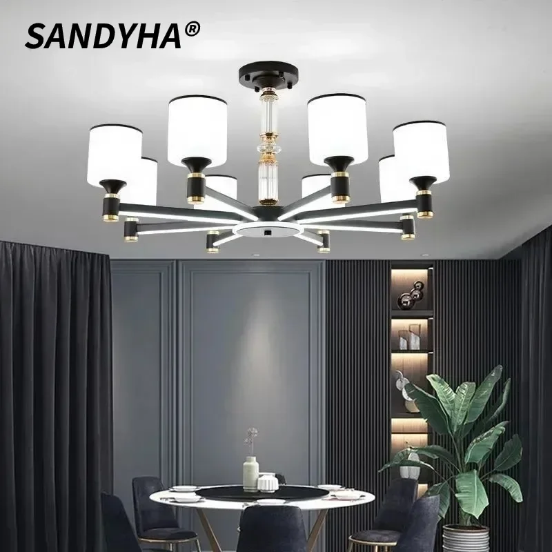 

Nordic chandelier modern minimalist parlor dining room bedroom lighting fixtures study light arm luminous master bedroom lights