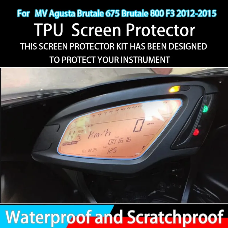 

Для MV AGUSTA Brutale Dragster 800 RR Brutale 675 2013-2016 Защитная пленка для экрана, панель против царапин