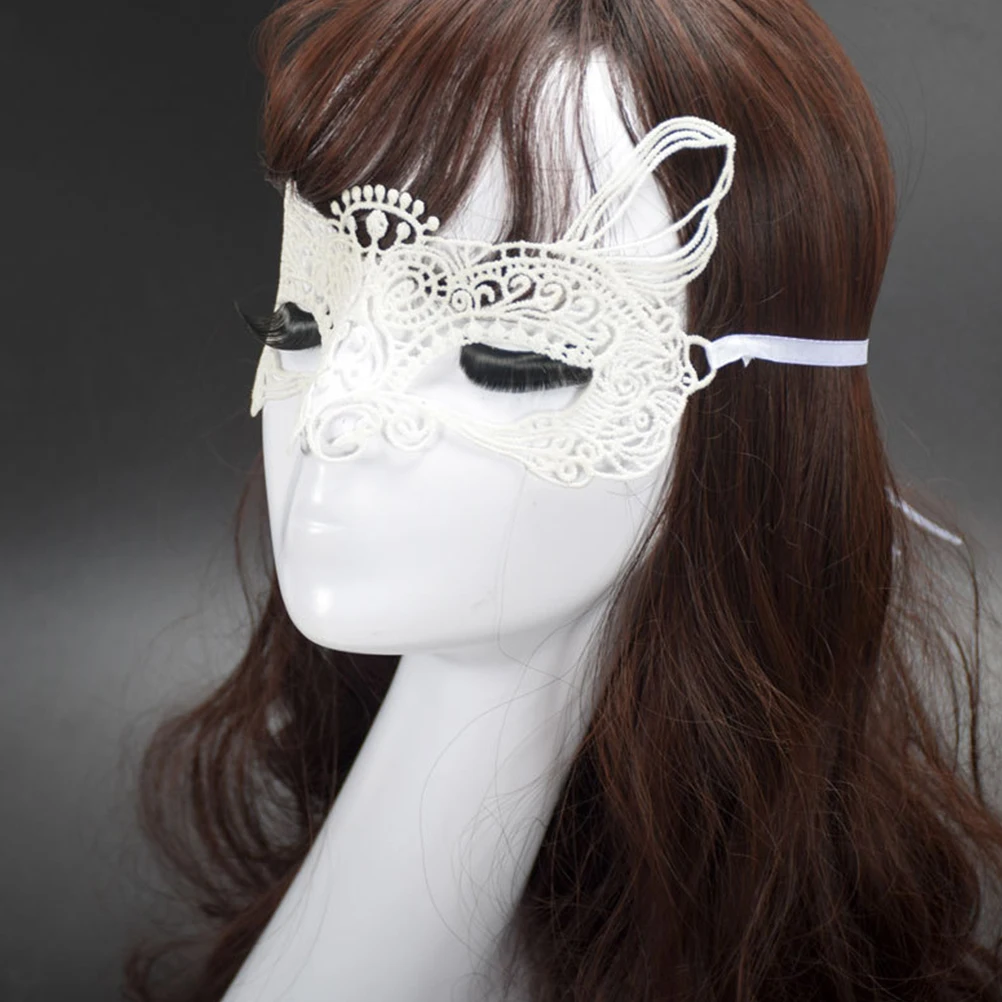 

Sexy Lace Half Face Mask Masquerade Carnival Halloween Party Costume Decor For Cosplay Ball Mardi Gras Event