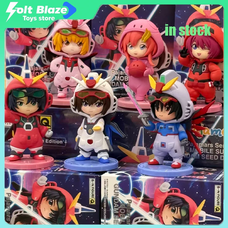 Bandai Mobile Suit Gundam Universal Century Series Blind Box Vol.2 BNFIGURE Q Pajamars Gundam Anime Figure Toys for Boy Gift