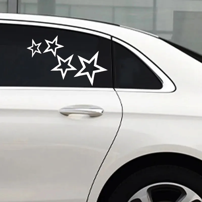 

Car Vinyl Decal Creative Stars Design Sticker Waterproof Removable for Car Motorcycle Laptop Auto Body Decoration