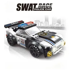 Space Shuttle MOC Fighter Police Car Tank Assembly Building Block Model Classic Creative Puzzle Toy Boy Gift