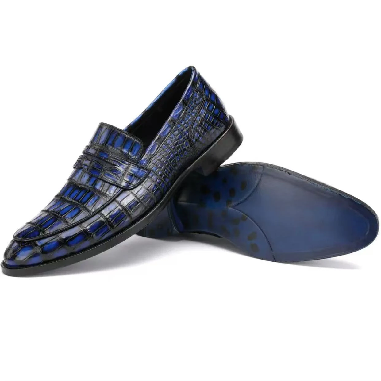 yinshang new men dress shoes male crocodile shoes leisure fashion men shoes view 2