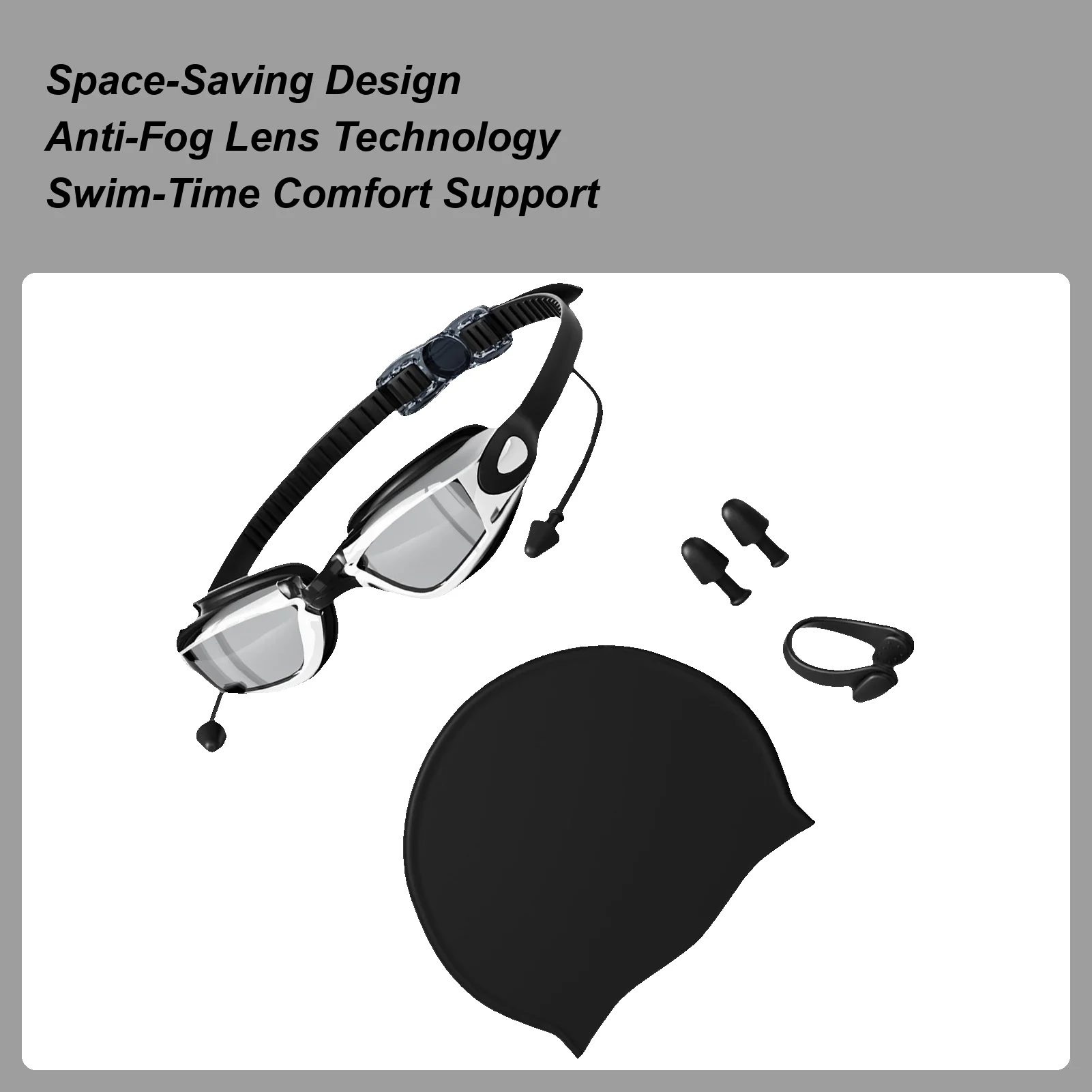 

Очки для плавания для взрослых, водяные очки с затычками для ушей, гальванические очки для плавания, набор шляп для женщин, мужчин, начинающих, подводное плавание, дайвинг