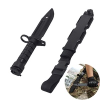M9 Dagger Model Tactical Rubber Knife CS Game Training Outdoor Multi Tool Plastic Bayonet Army Fan Collect Gift Toy