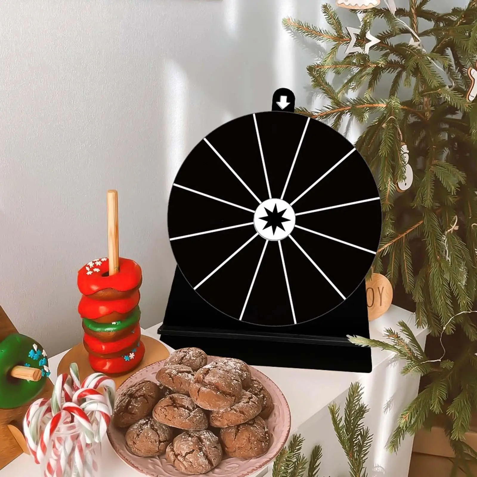 عجلة دوارة لعجلة الروليت، لعبة شرب قابلة للتحرير من الأكريليك التفاعلي المستقر