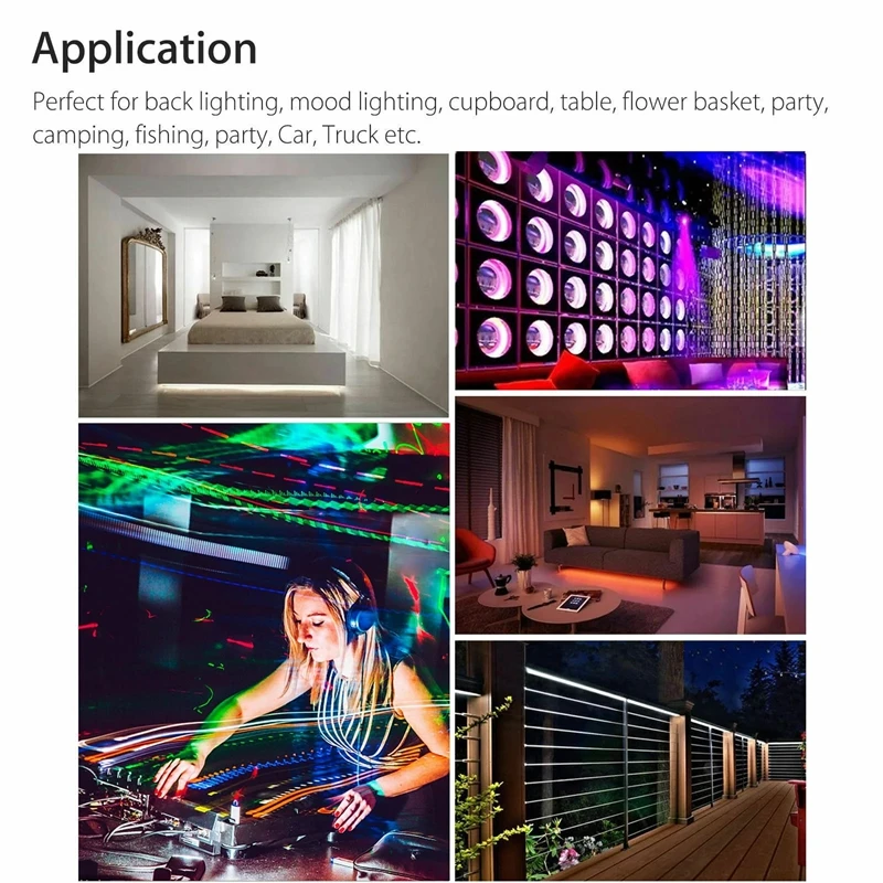 5050 RGB LED Flexible Light Strip USB RGB Strip Light for TV Background Walls Festival Decoration LED Strip Commercial Lighting