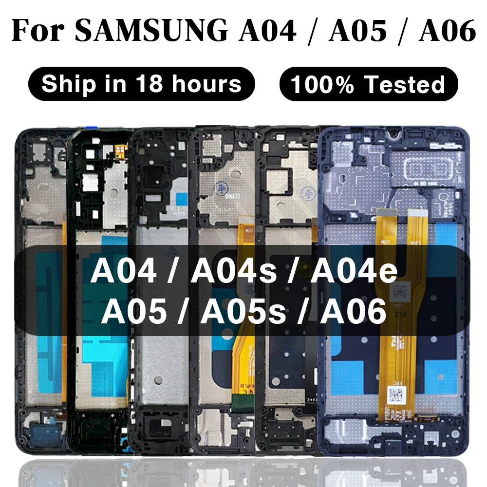 Для SAMSUNG A04 A04S A04E A05 A05S A06 ЖК-дисплей с сенсорным экраном в сборе pantalla A045 A042 A055 A057 A065 ЖК-дисплей
