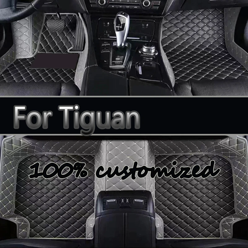 

Car Floor Mats For Tiguan 2019 2018 2017 Carpets Custom Accessories Interior Waterproof Auto Parts Products For VW VW