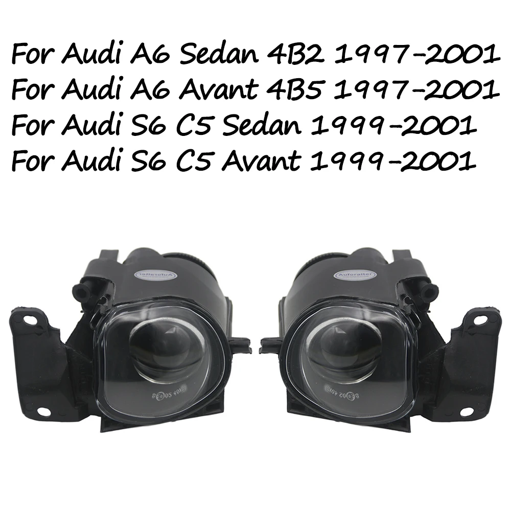 For Audi A6 S6 C5 Sedan Avant 1997 1998 1999 2000 2001 Fog Lamp Front Bumper Anti Fog Light 4B0941699A 4B0941700A