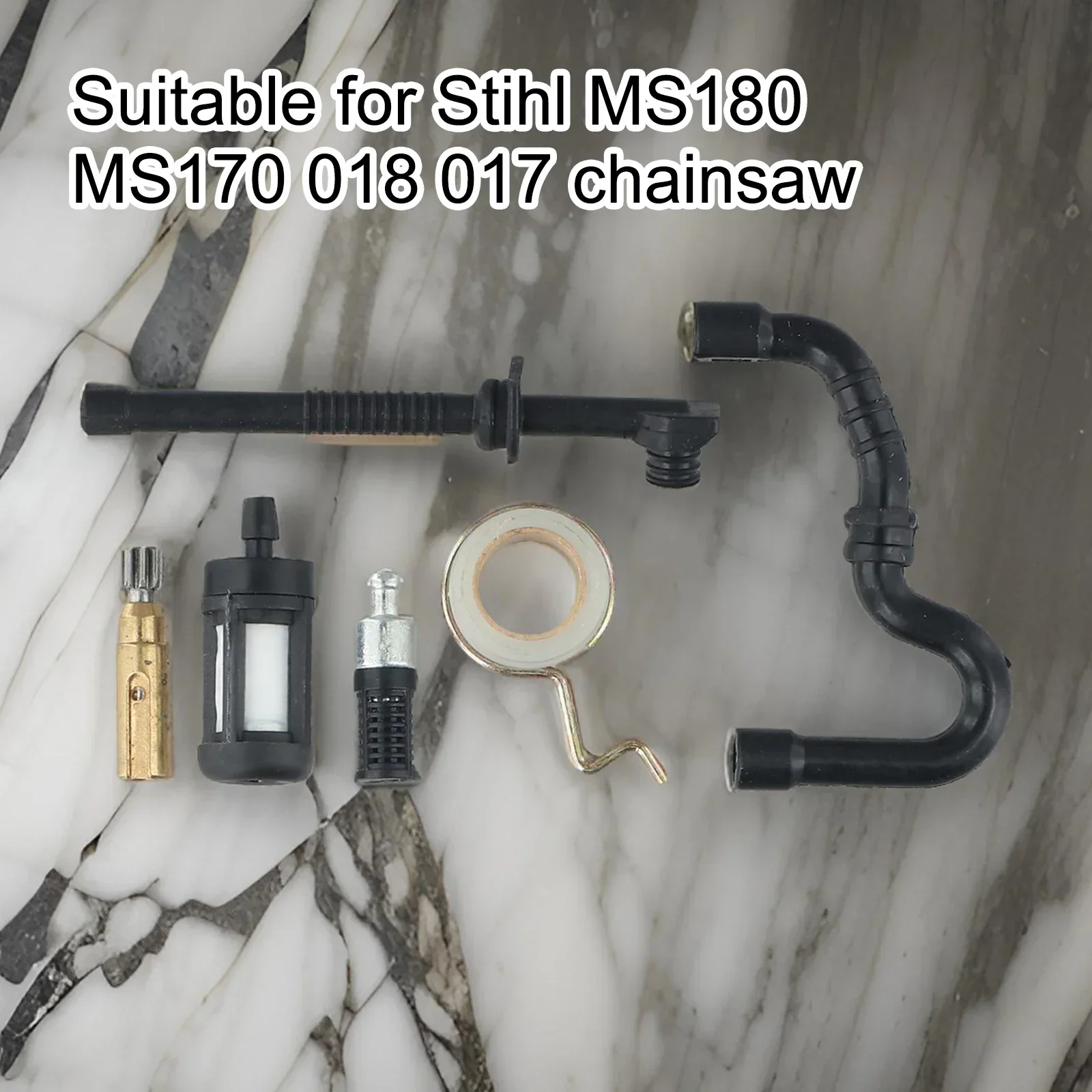 Imagem -05 - Kit de Conjunto de Filtro de Combustível de Óleo Mais Limpo para Stihl 017 Ms170 Ms180 Ms210 Ms230 Ms250 Substituição Purificador Bomba Worm Rod