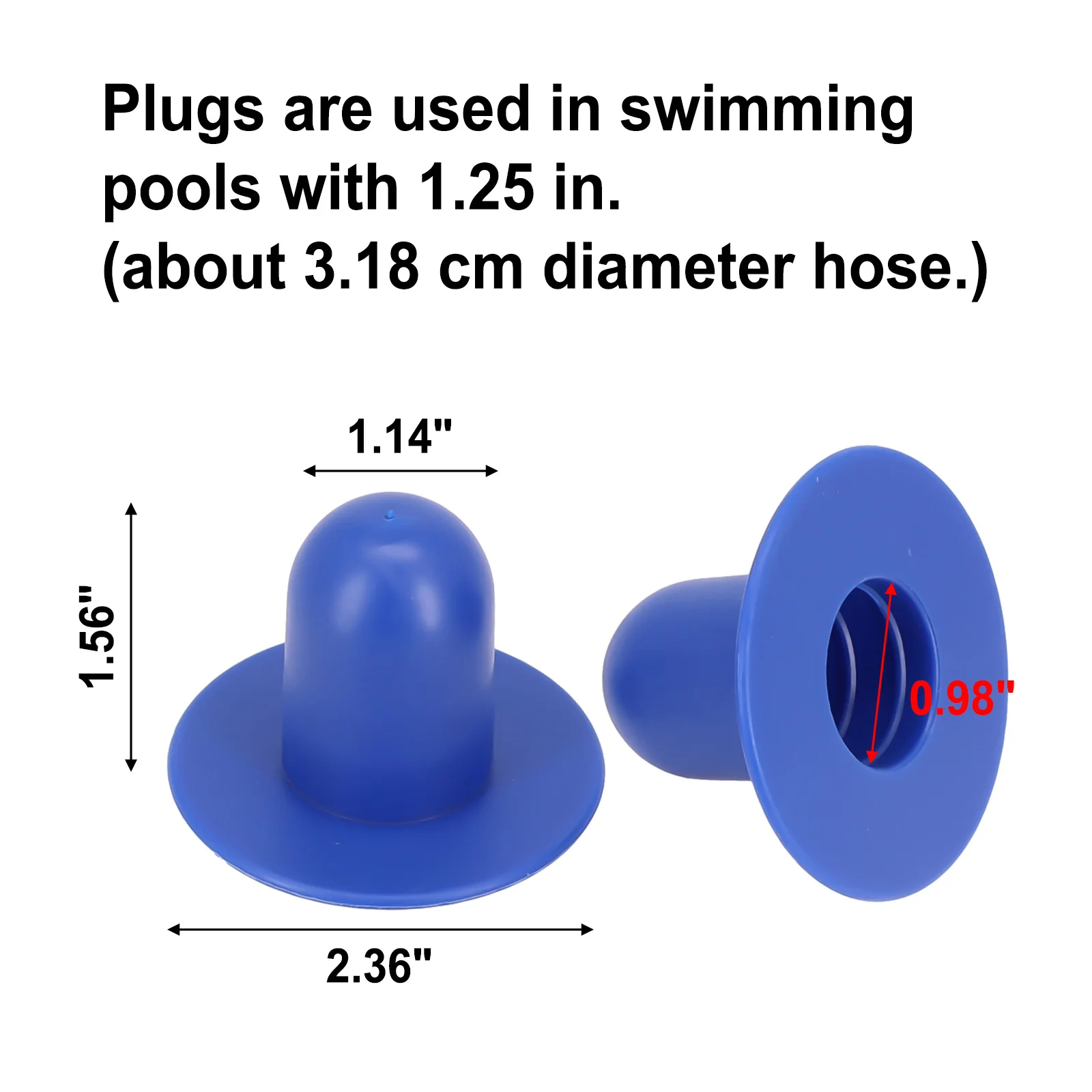 Swimming Pool Filter Pump Hole Stopper For Intex Above Ground Pools Fits Pump Models Up To 1000 GPH And Compatible Brands