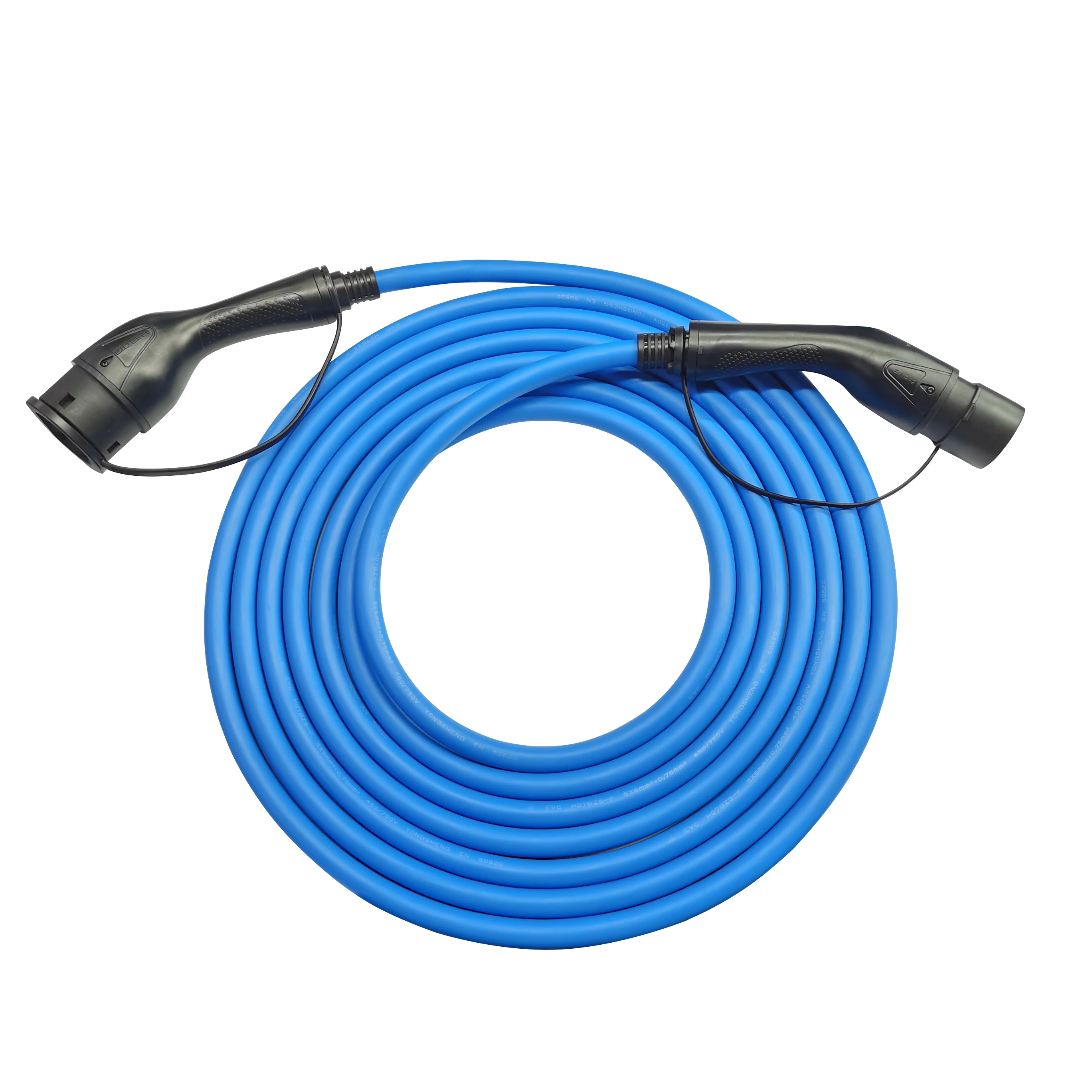 

32A 3 Phase EV Cable IEC62196-2 Type 2 Plug Connector Portable Type 2 EV Charging Cable