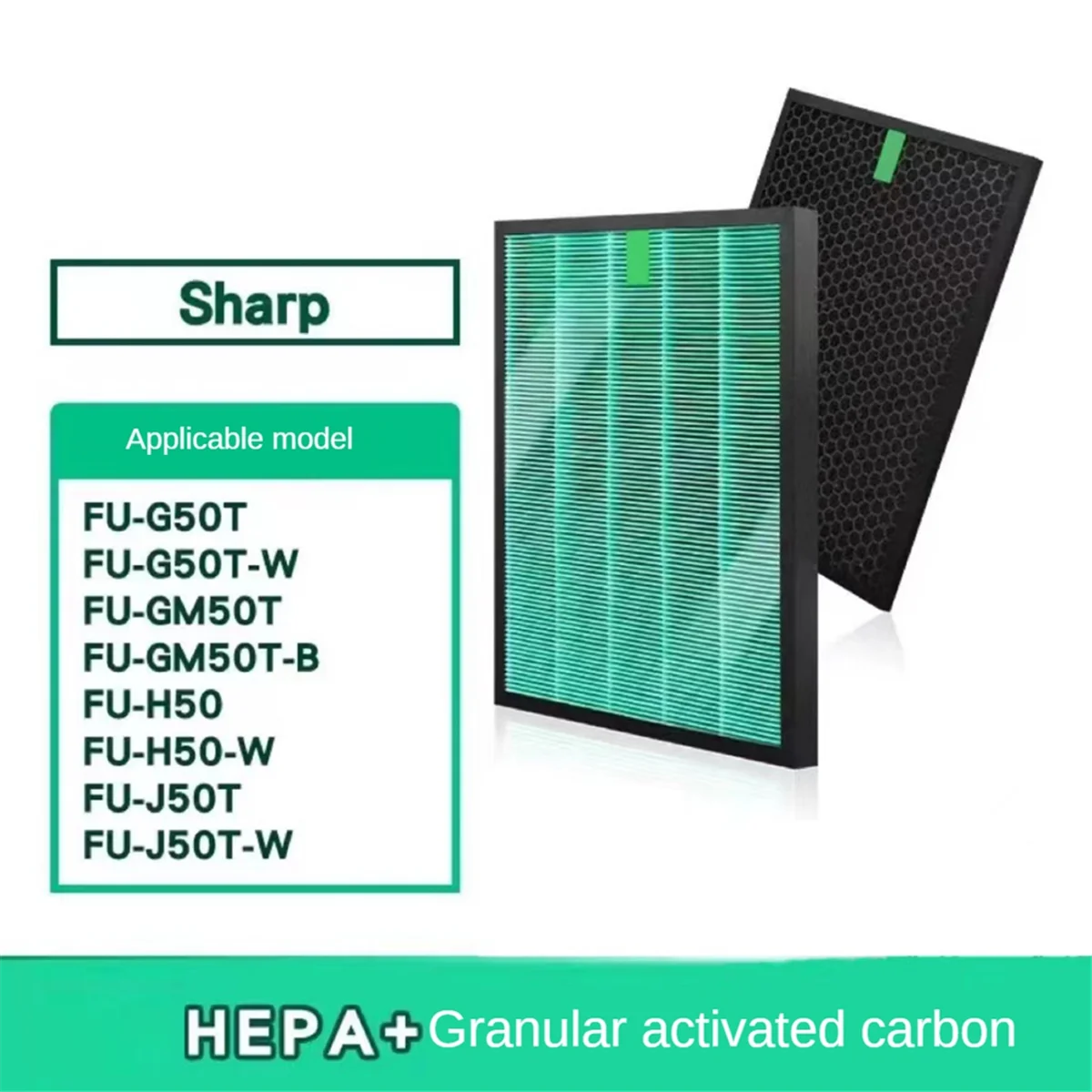 Luftreiniger-Ersatzfilter-Set für -G50 -H50 -J50 -GM50 True H13 Aktivkohle-HEPA-Filter