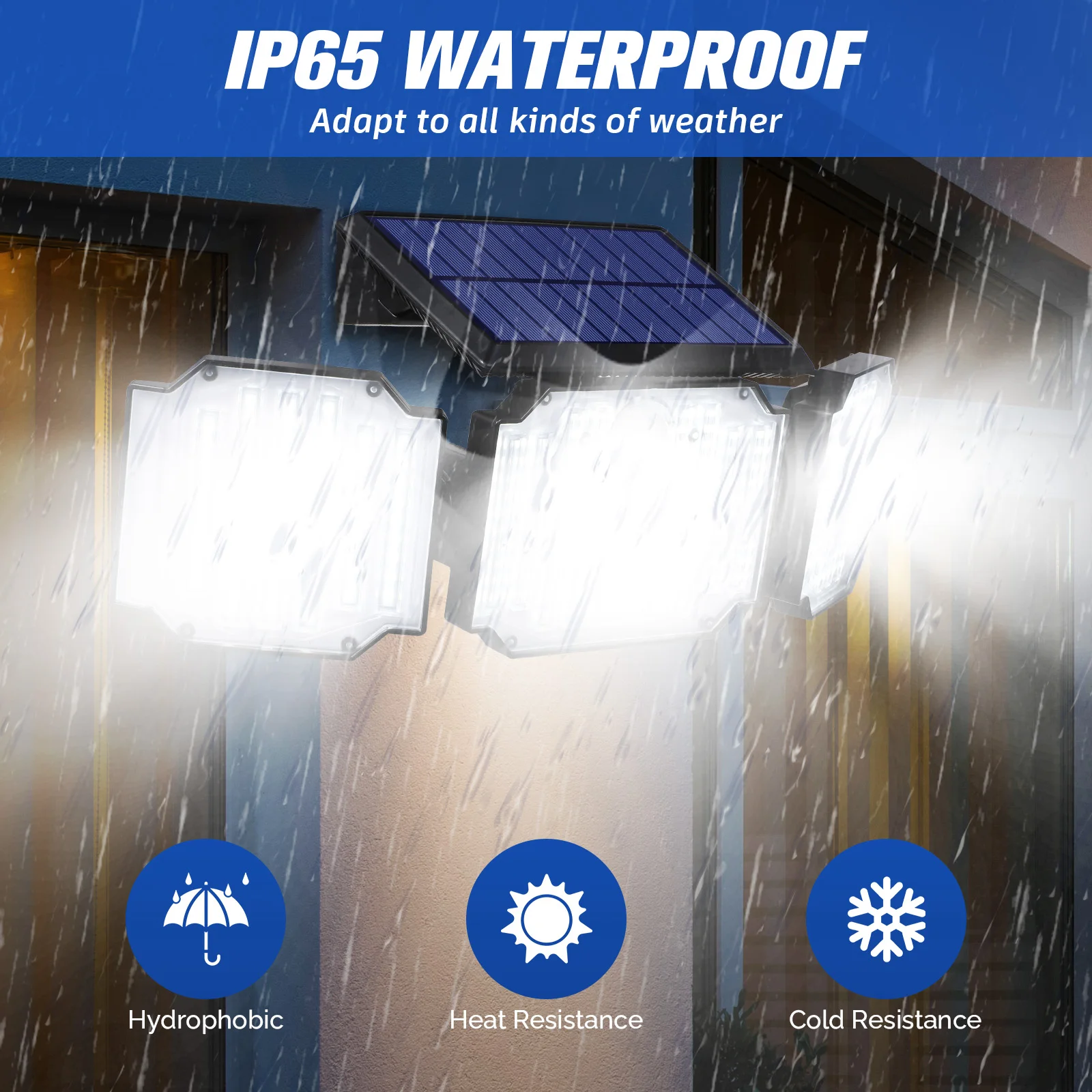 

Solar Wall Lamp 238LED High Brightness Motion Sensor Remote Control Outdoor Solar Lights For House Flood Garden Lighting