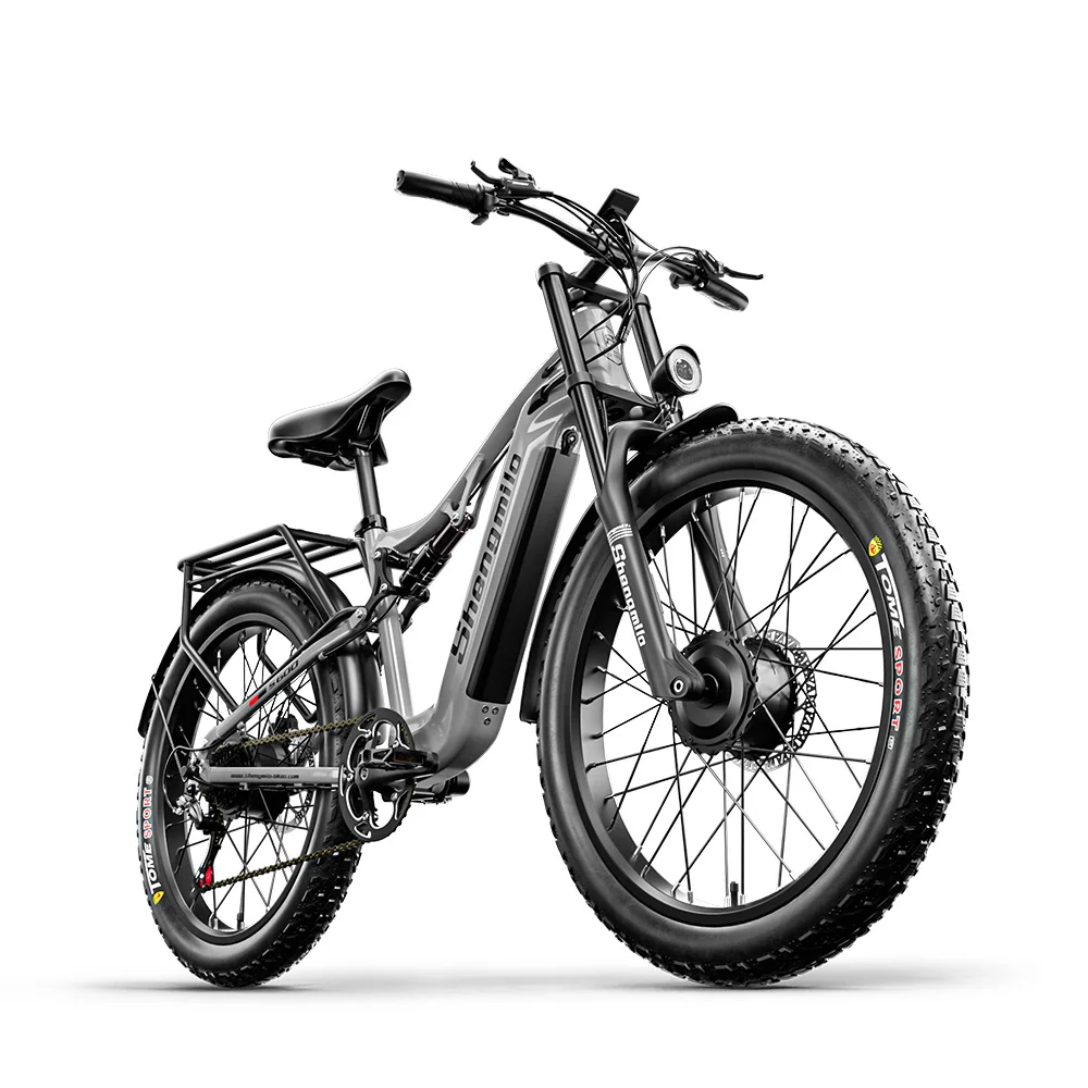 Shengmilo S600 26in Electric Bike 2000W motor Fat bike 48V17.5AH Electric bicycle Men's Mountain Bike Adult city Ebike