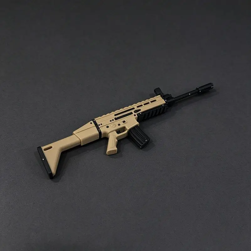 1:1 American SCAR1/7 miniature model assembly kit 3D printing military tactical soldier props collection ornament