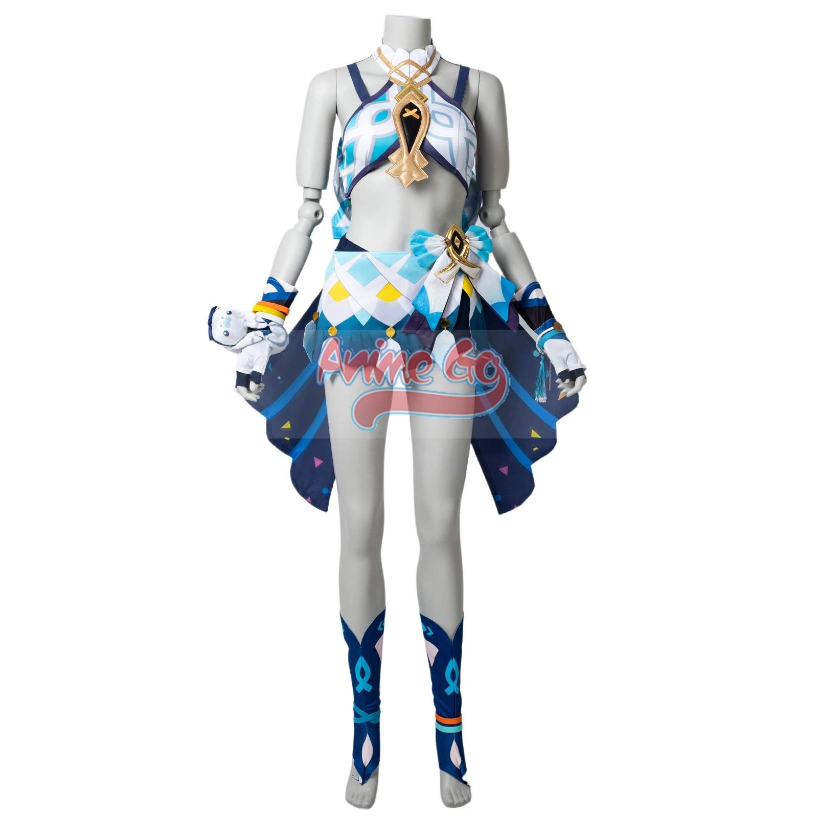 

Mualani Genshin Impact Cosplay Costume Mualani Uniform Women Halloween Outfit C09176-B