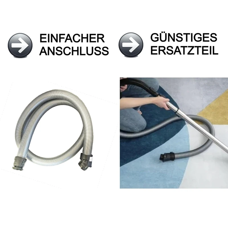 JDZD-Flo Ugello Tubo Maniglia Tubo Aspirapolvere Compatibile Per Miele S8340 S8320 S8310 Parti di Ricambio Set