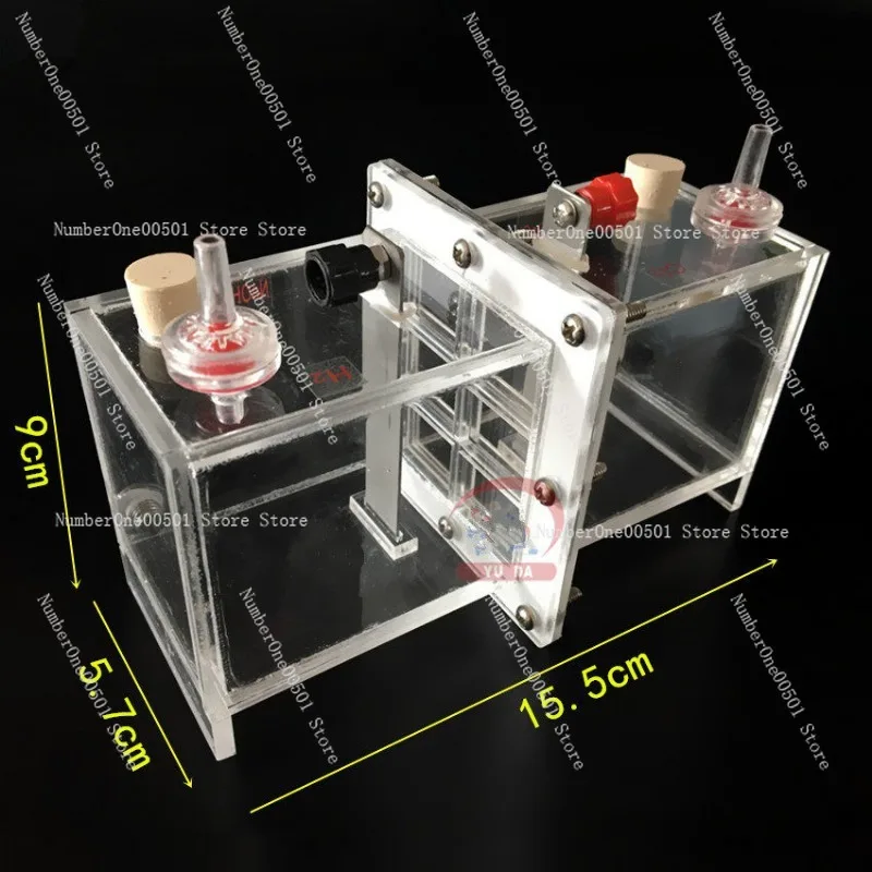26023 Electrolytic Cell Demonstrator Ion Exchange Membrane Alloy Electrode Chemistry Teaching Instrument For School Lab