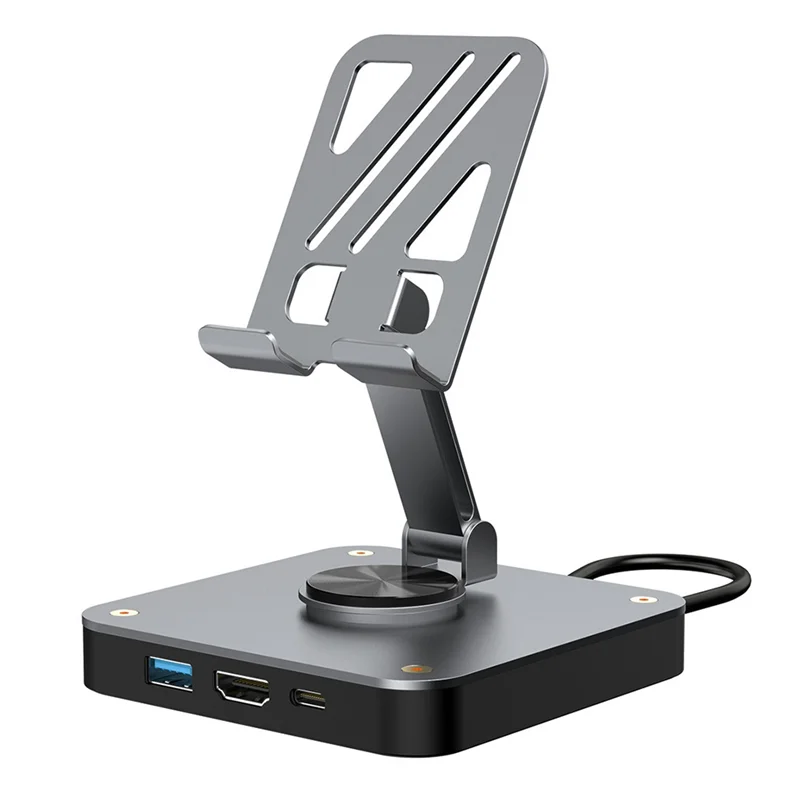 Aluminum Alloy Folding Rotating Stand Docking Station Game Switch Console Base 4K HD Projection Screen Docking Station