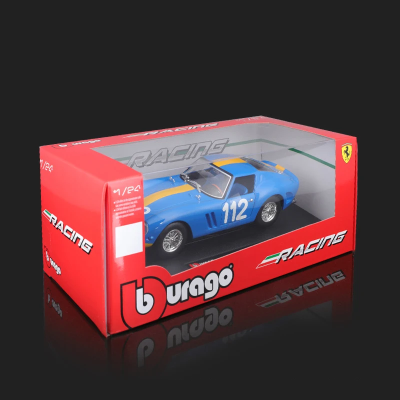 Bburago FERRARI 250 GTO Supercars Model 1:24 Alloy Die Cast Car Model Collection Toy Gifts For Adults Children