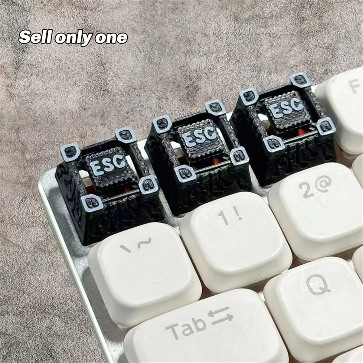 

A74Z 1 шт. новые и персонализированные колпачки для клавиш, легкая игровая механическая клавиатура, колпачки для клавиш с подсветкой ESC