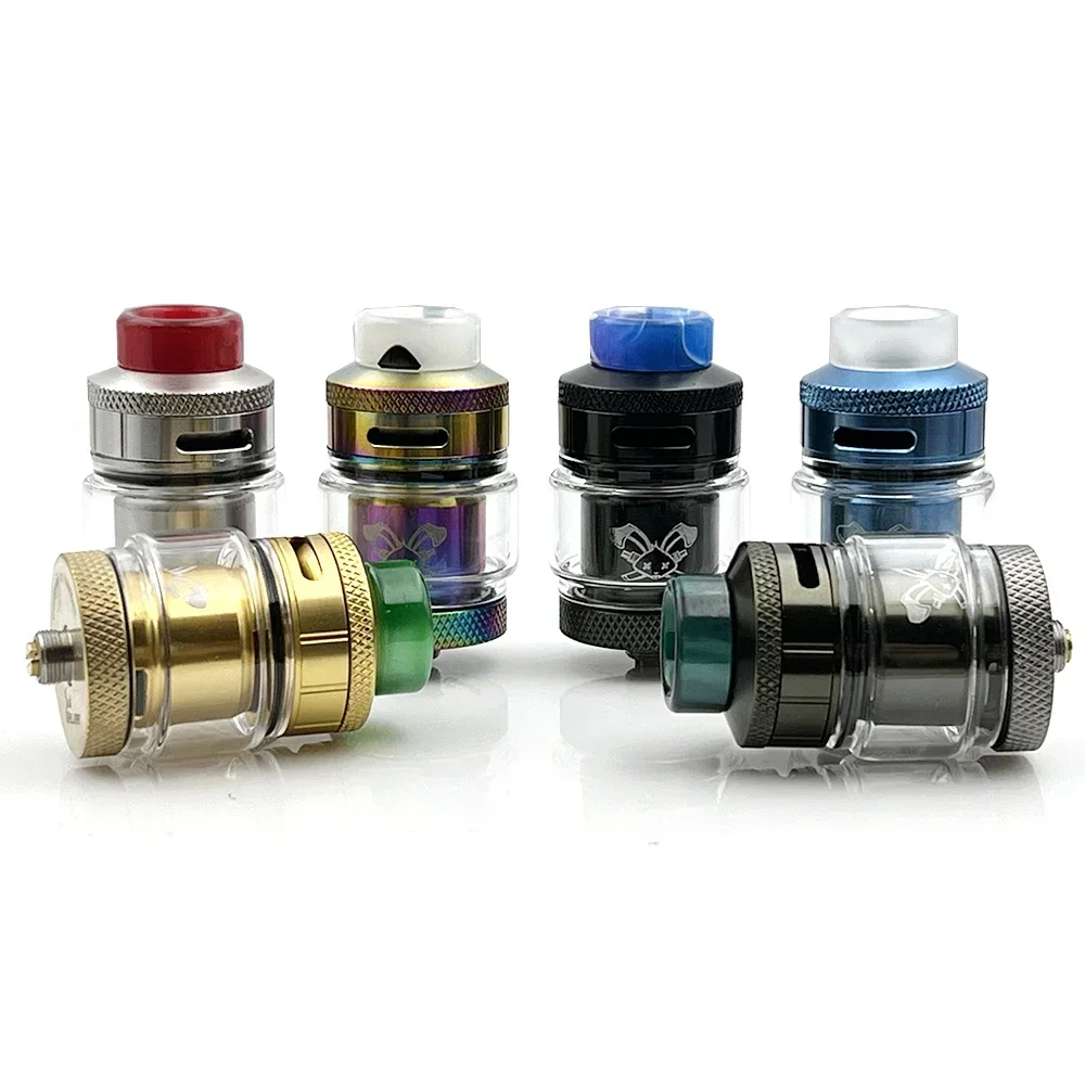 Aosvape Dead Rabbit RTA Tank 24mm 2ml/4,5 ml Bubble Glass Vape Zerstäuber für Thread Box Mod