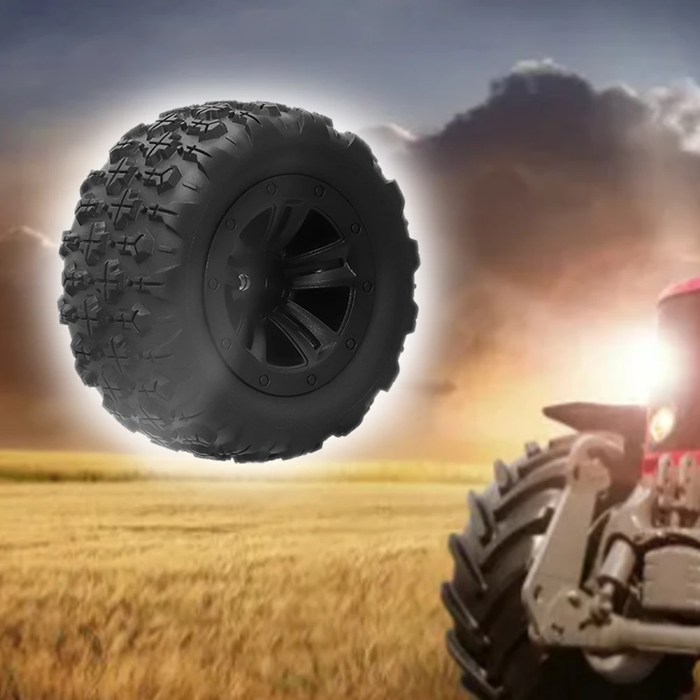 

4Pcs RC Car Wheels Tires Front and Rear Wheel Tire Tyre for 1/12 1/14 1/16 RC Car for Wltoys 144001 124018 124016 124017 144010