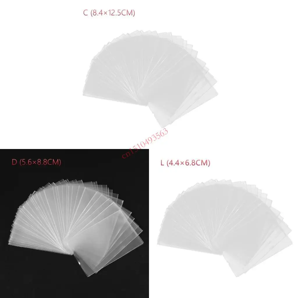 

100Pcs Tarot Card Cover Board Game Card Sleeves Protective Sleeve Card Protector 448C