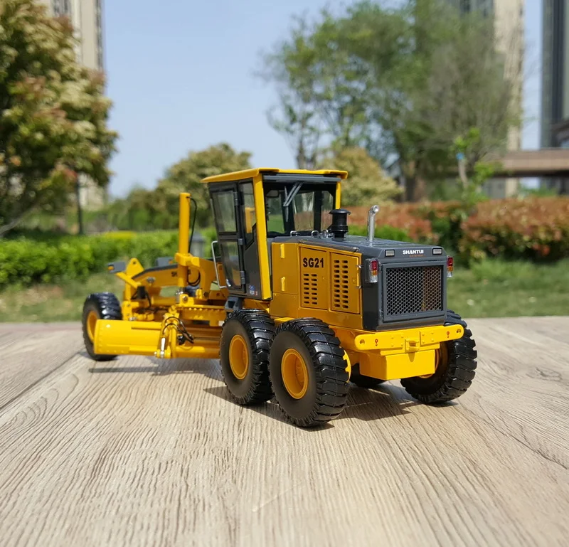 Collectible Gelegeerd Model Geschenk 1:35 Schaal Shantuis SG21-3 Motor Grader Technische Machines Voertuigen Diecast Speelgoedmodel