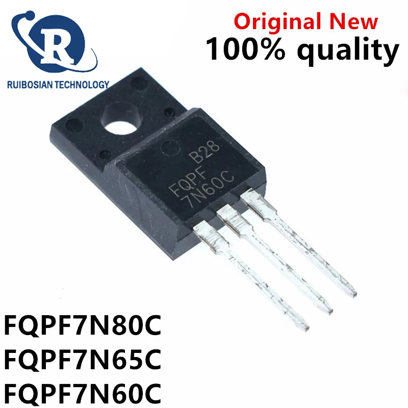 10 قطعة FQPF7N80C FQPF7N80 TO-220 7N80 7N80C 800V 7A FQPF7N65C FQPF7N65 FQPF7N60C FQPF7N60 TO-220F