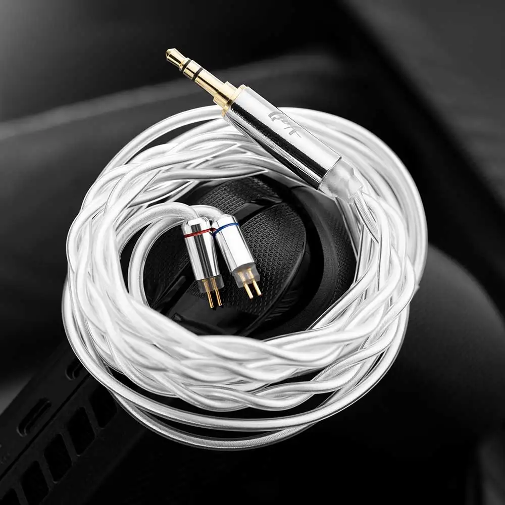 QoA Mimosa Earphone 1 Dynamic 1 Planar In Ear IEMs 3.5mm 4.4mm Plug Earbuds For HiFi Music Headphone  0.78 2pin Cable Headset