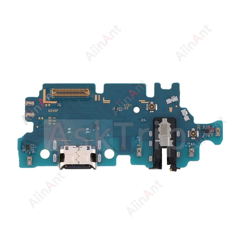 Placa de conector do carregador USB para samsung galaxy, porta de carregamento rápido, cabo flexível para a20, a20e, a21, a21s, a22, a23, a24, a25,