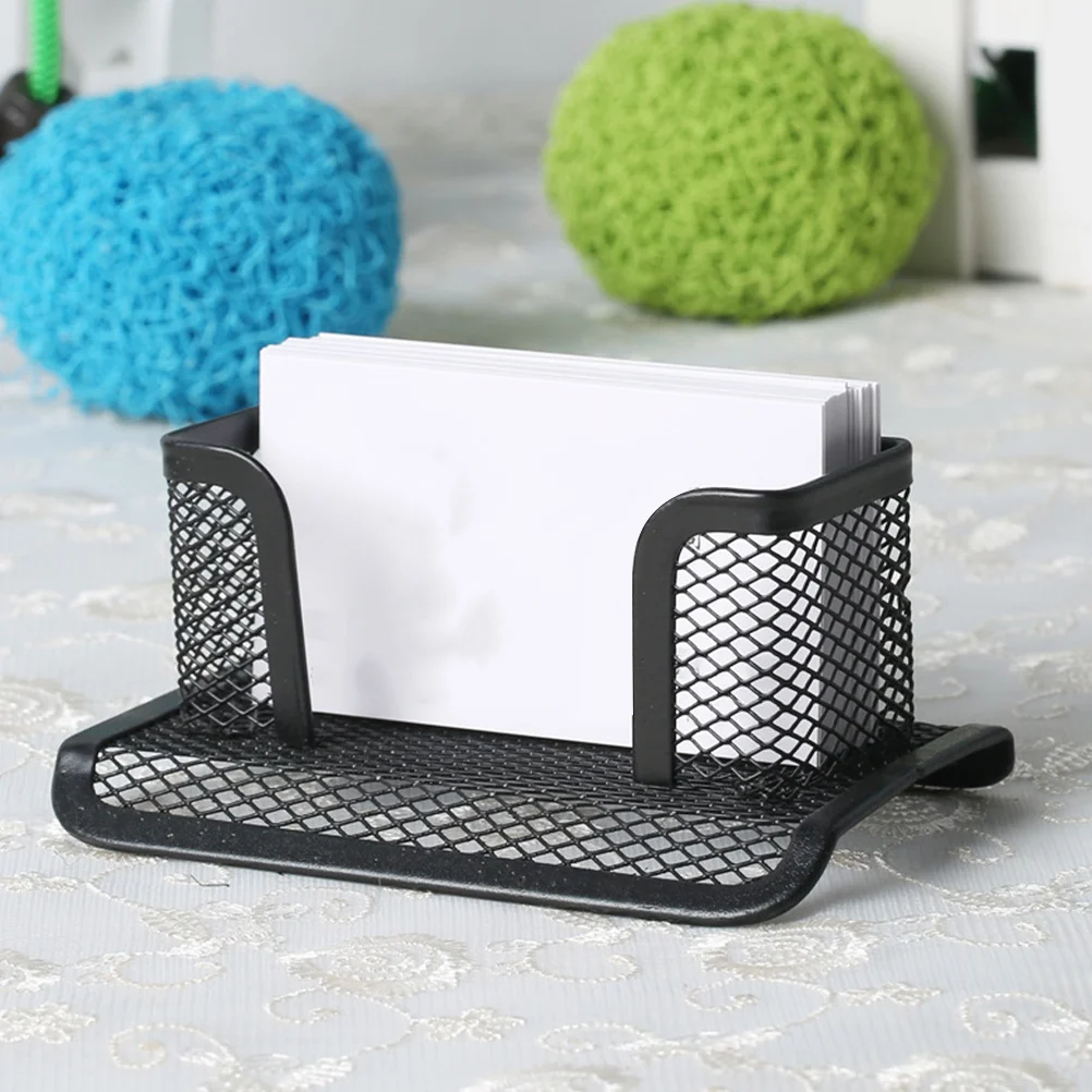 

Various Business Card Holder Mobile Phone Office Cell Stand Organizer for Desk Iron Cards