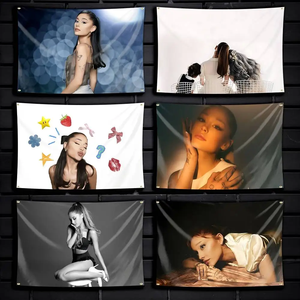 Eternal Sunshine Ariana Grande 2026 TOUR Flag Tapestry Banner for Bedroom Living Room Outdoor Camping Custom Supported