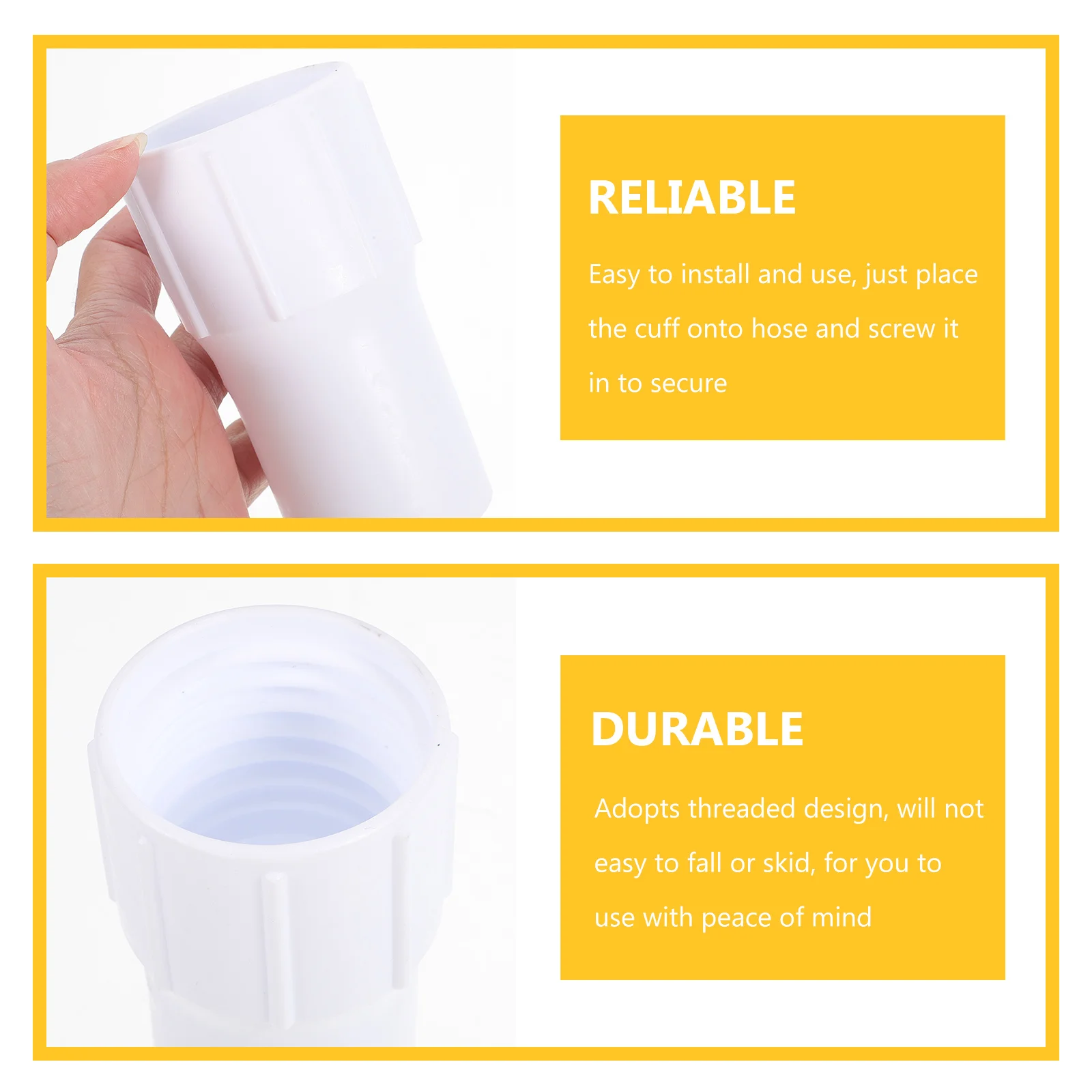 

Swimming Pool Vacuum Hose Adapter Cuff Premium Material Resists Deformation Easy Install for Pool Cleaner Maintenance Kit